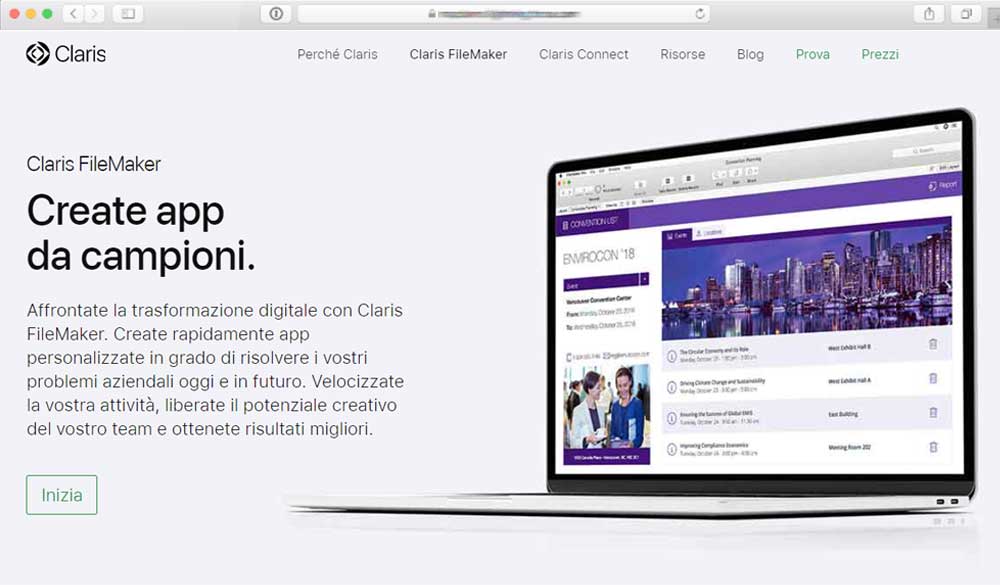 Immagine sito filemaker